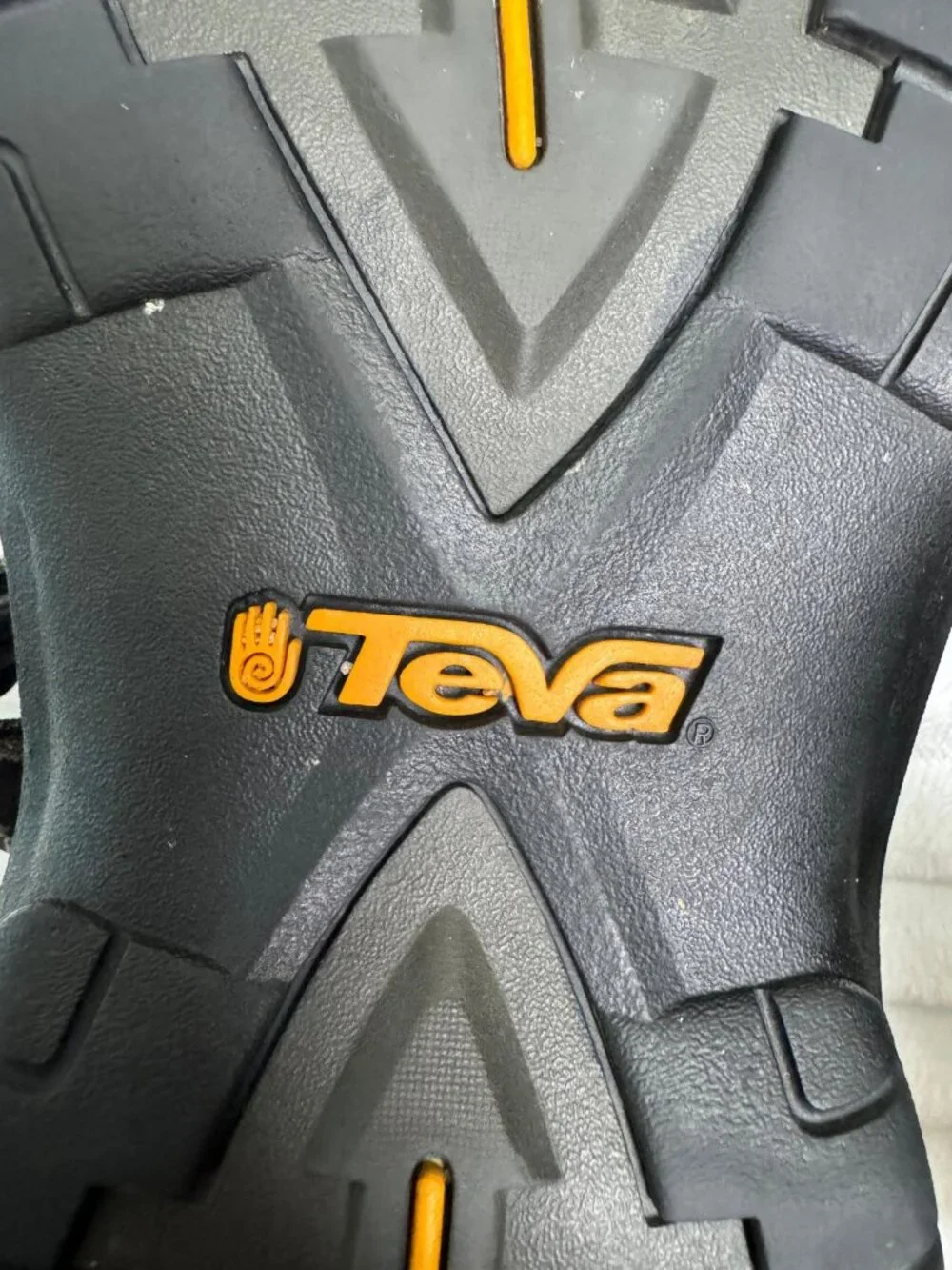 Teva Tanza Hiking Sandals Mens 13 Black Water Sport Strap Shoc Pad Casual